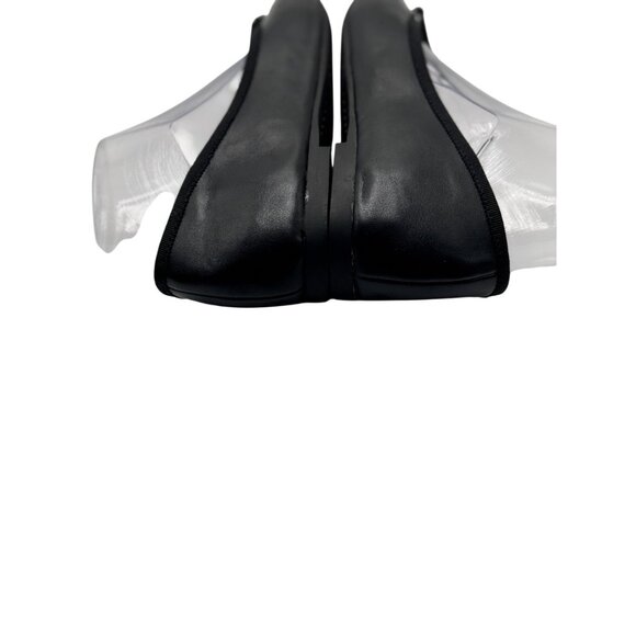 NEW Time & Tru Womens Ballet Flats 7.5 Black Slip On Comfort Shoes Memory Foam - Picture 8 of 9